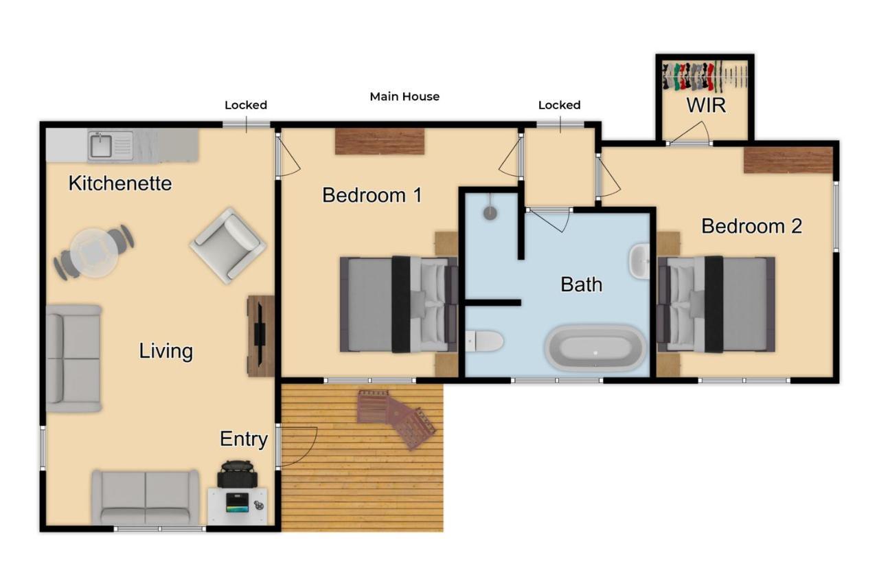 Sweet Magnolia 1 Or 2 Bedroom Suite St Kilda Cambridge With Complimentary Continental Breakfast Esterno foto